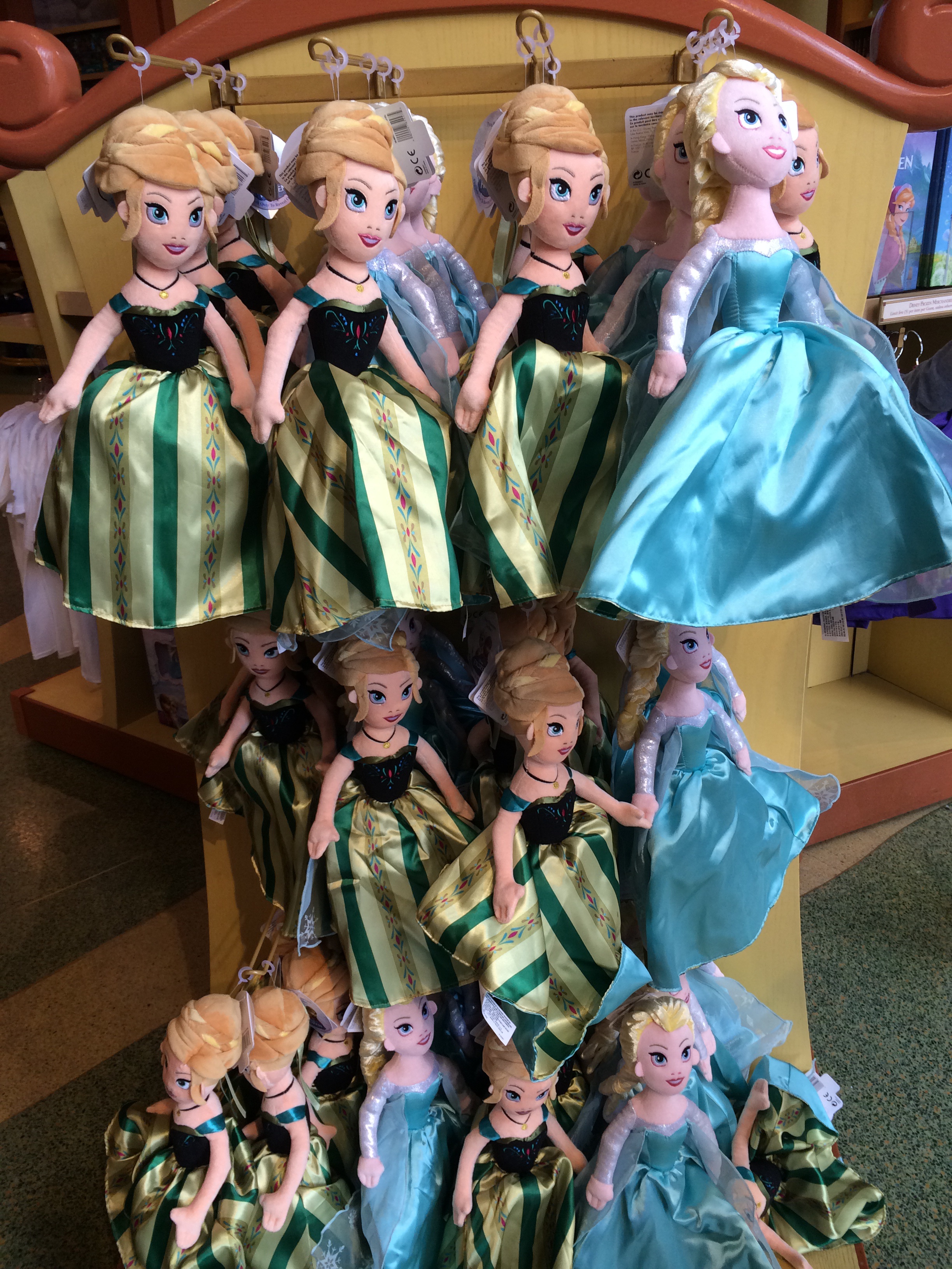 anna elsa flip doll