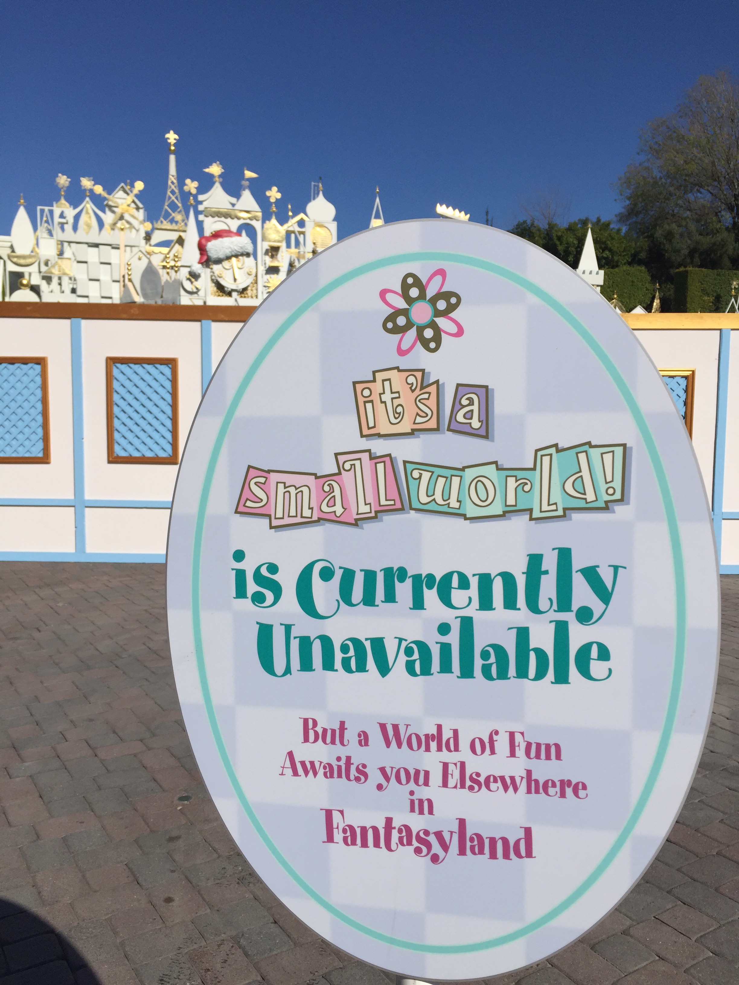 It S A Small World Is Closed For