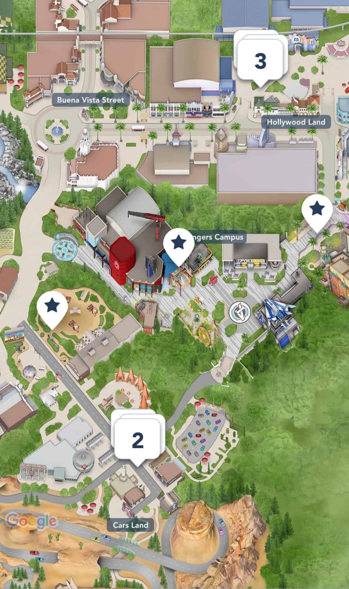 Avengers Campus Map And Dining Locations Are Now