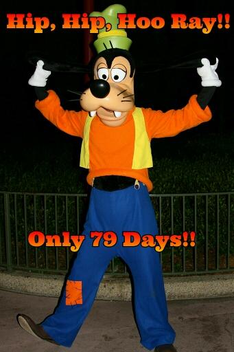 We are getting so excited 79 Days till Disney World